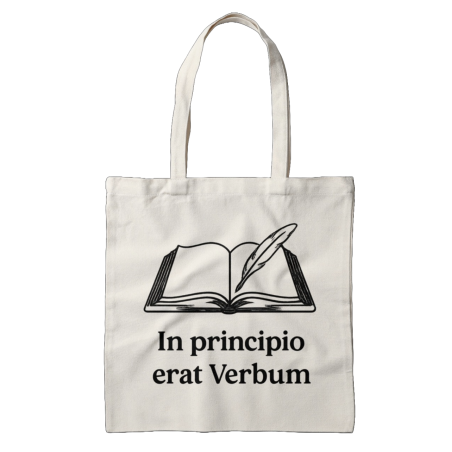 Torba Bawełniana "In principio erat Verbum"  – Ekologiczna | Traditum Libri