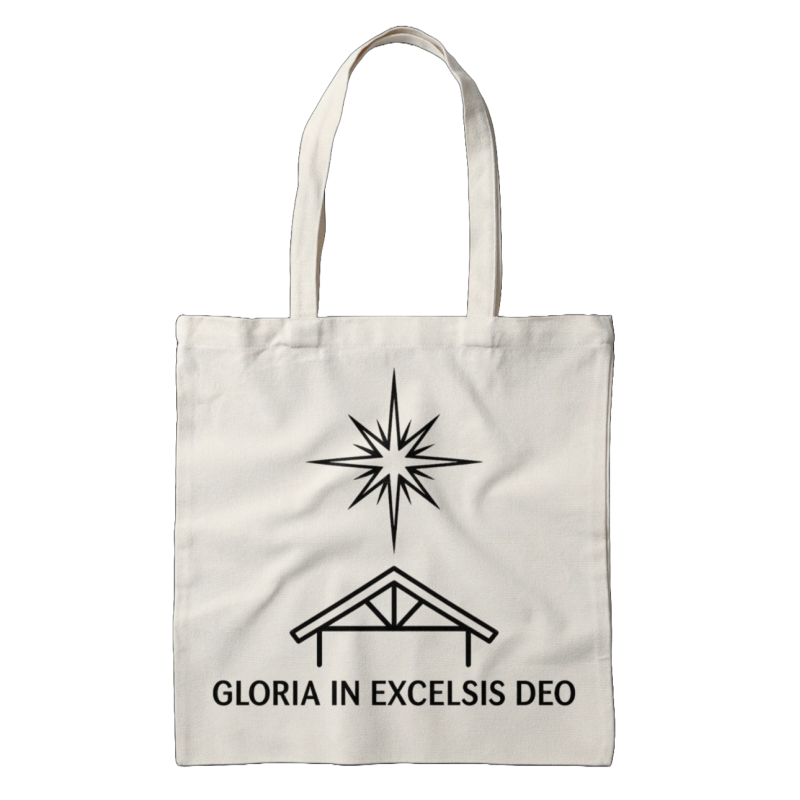 Torba Bawełniana "Gloria in excelsis Deo"  – Ekologiczna | Traditum Libri