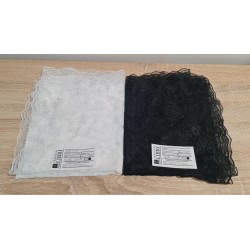 Mantylka Czarna Koronkowa Klasyczna – Symbol Pokory i Skupienia na Mszy świętej