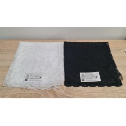 Mantylka Biała Komin Infinity – Wygodne Tradycyjne Katolickie Koronkowe Nakrycie Głowy