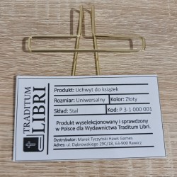 Złoty Uchwyt do Książek i Nut – Klips do Mszału i Śpiewnika