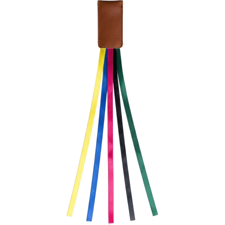 Kolorowa zakładka do Książek, Mszału i Modlitewnika – 5 Wstążek 30 cm – Skóra PU