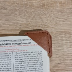 Skórzane Zakładki Narożne na kartki – 7 kolorów – Ochrona Rogów Stron