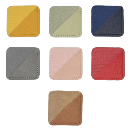 Skórzane Zakładki Narożne na kartki – 7 kolorów – Ochrona Rogów Stron