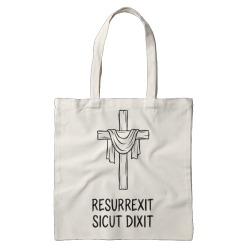 Torba Bawełniana Traditum Libri – "Resurrexit sicut dixit" – Symbolika Zmartwychwstania