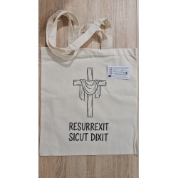 Torba Bawełniana Traditum Libri – "Resurrexit sicut dixit" – Symbolika Zmartwychwstania